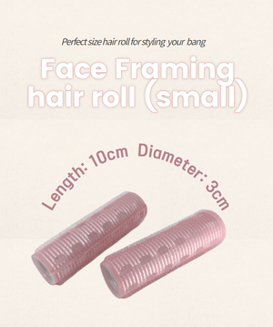 Face framing hair roll Small (1pair)