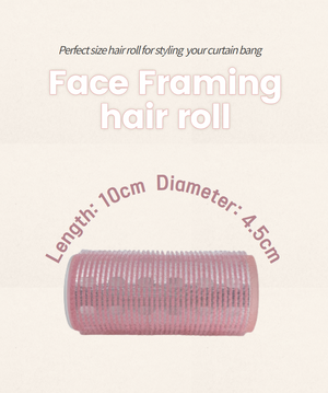Face framing hair roll Large